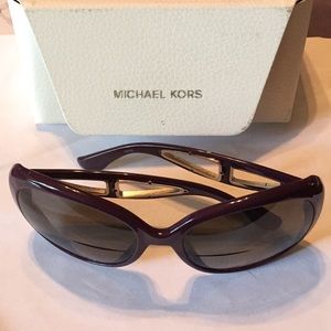 Purple Michael Kors Sunglasses and Case